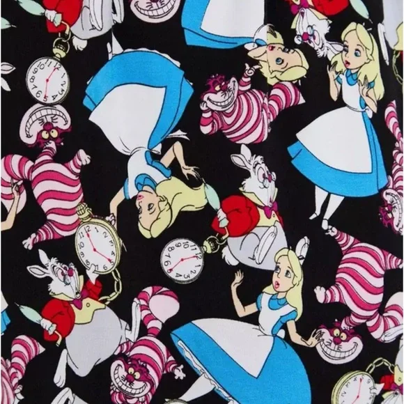 Torrid Her Universe Disney Alice In Wonderland Tea Party Romper - Picture 4 of 7